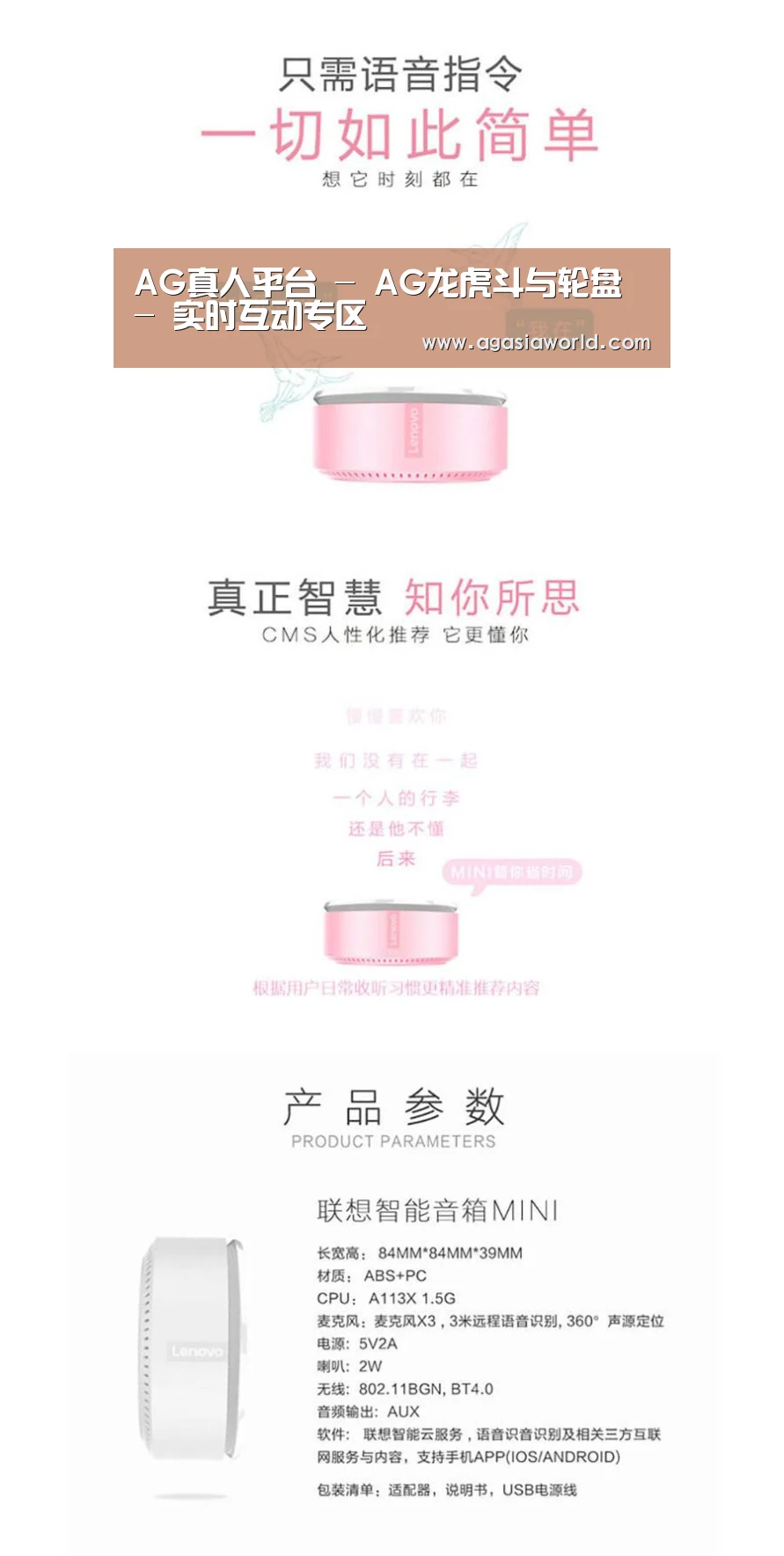 联想智能音箱MINI(图1)